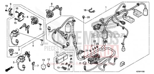 FAISCEAU DES FILS SH125ADE de 2014